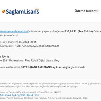 Sağlam Lisans Sağlamlisans Hizmet Alamama