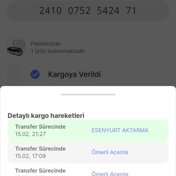 Sürat Kargo Hepsiburada Siparişim Elime Ulaşmadı.