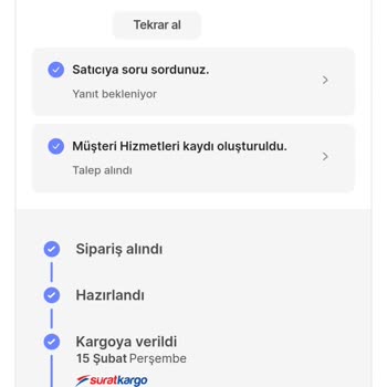 Sürat Kargo Hepsiburada Siparişim Elime Ulaşmadı.