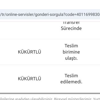 Yurtiçi Kargo Sorumsuzluğu Ve Beceriksizliği