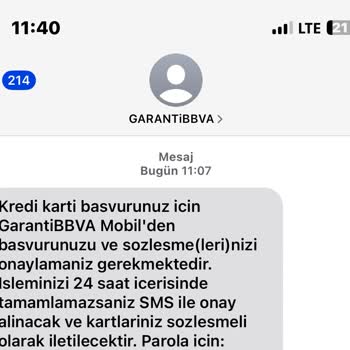 Garanti BBVA Kredi Kartı Onay Sürecinde Yaşanan Sorunlar
