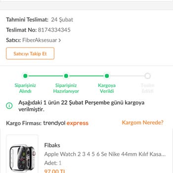 Trendyol Express Belirttiği Tarihte Teslimat Yapamıyor