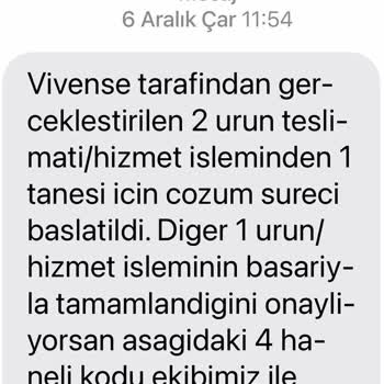 Vivense'nin Teslimat Amatörlüğü