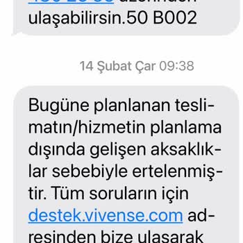 Vivense'nin Teslimat Amatörlüğü