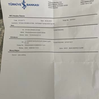 LCW Para İademi Gerçekleştirmedi