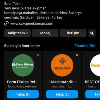 Oxygen Pilates Equipment Ürün Teslim Etmiyor Firma Telefonları Açmıyor