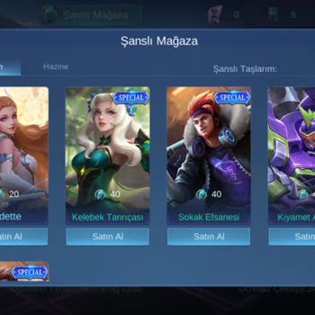 Mobile Legends: Bang Bang Şanslı Mağaza Değişsin Artık
