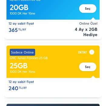 Turkcell Pişmanlıktır Paket Fiyat Farkı