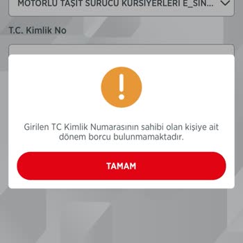 Milli Eğitim Bakanlığı (MEB) Ehliyet Harcı Ödeme Çıkmaması