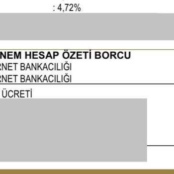 Yapı Kredi Kart Aidatlarının Benden Tahsil Edilmesi