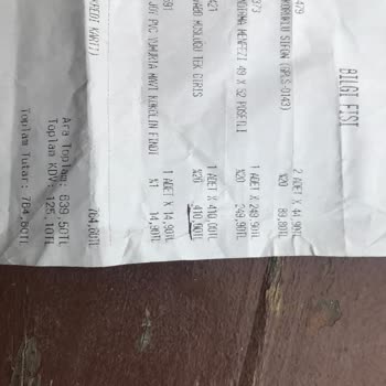 Afeks Yapı Market Hatalı Ürünü Değişim Yapmadı