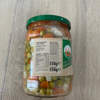 Tarım Kredi Kooperatif Market Kurtlu Garnitür Konservesi