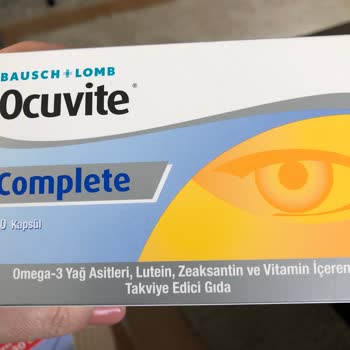 Bausch & Lomb Ocuvite Complete 2'li Eko Paket Satın Aldım Üts Kayıtlarında Çıkmıyor