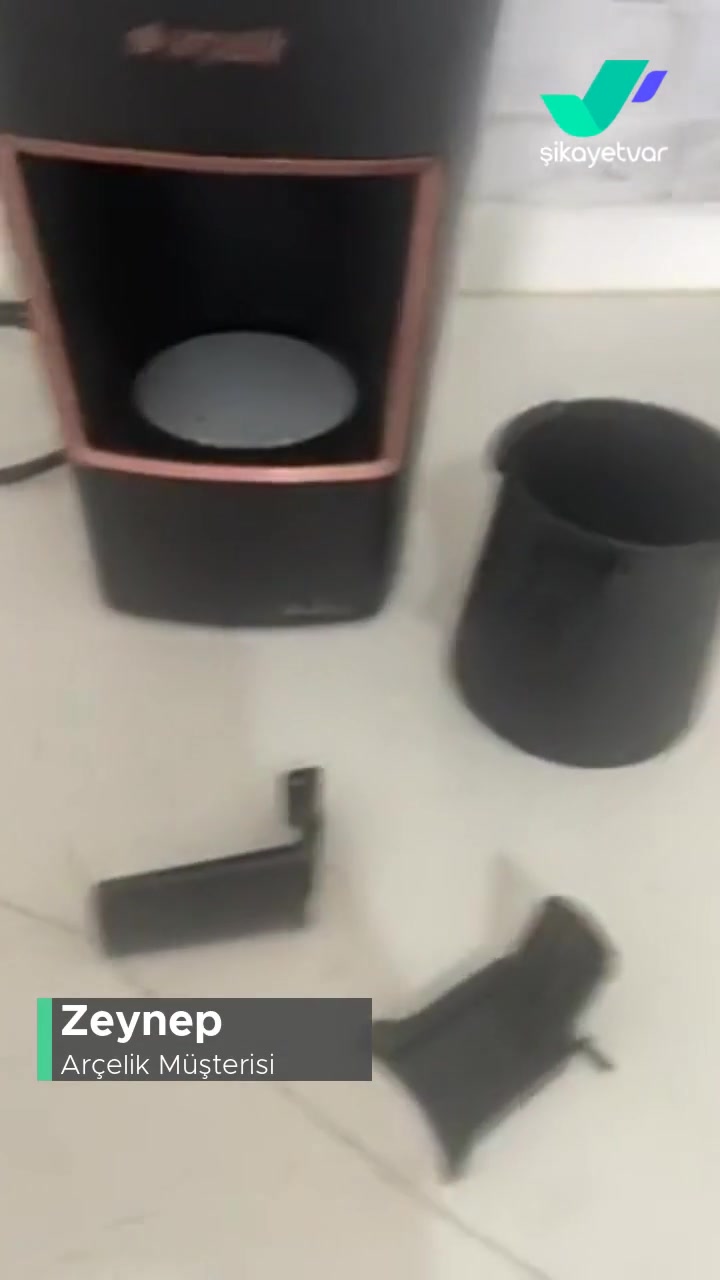 Arçelik Kahve Makinesi Cezvesi Kırıldı videonun kapak resmi
