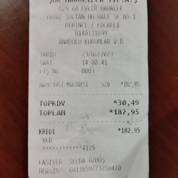 Şok Marketler Şok Marketin Sattığı Bozuk Makinenin Faturasını Vermemesi
