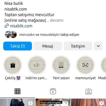 Nisabutk (Instagram) Instagram Alışverişinde Kargo Ve İade Problemi