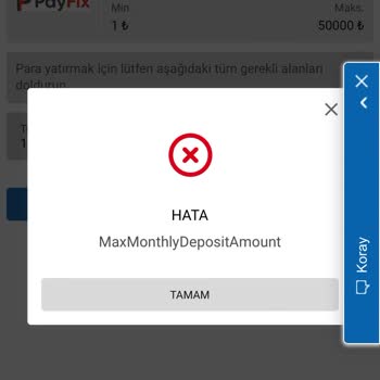 Betlike Para YATIRAMA’MA Sorunu Var