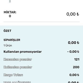 Watsons Siparişimi İptal Etti
