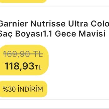 Garnier Hayal Kırıklığına Uğratan Saç Boyası Deneyimi
