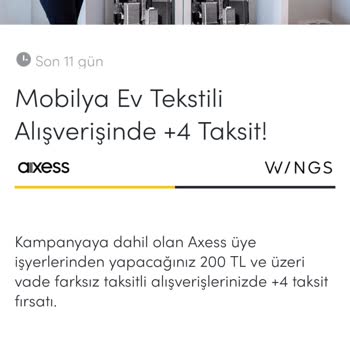 Akbank Axess +4 Taksit Kampanyası