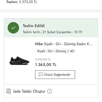 Boyner Yanlış Ürün Gönderimi