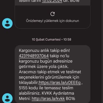 Aras Kargo Kasıtlı Bir Şekilde Kargoyu Teslim Etmeme