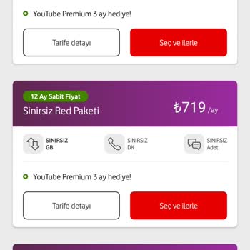 Vodafone Yüksek Fiyattan Tarife Dayatması