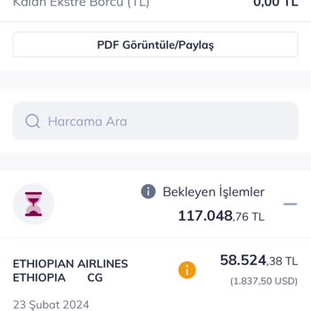 Ethiophian Airlines Sitede Oluşan Hata İle 2 Kez Alınan Biletin 1 Tanesini İade Talepte