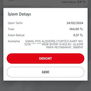 Kahramankart N Kolay Hesabıma Para Aktarımı