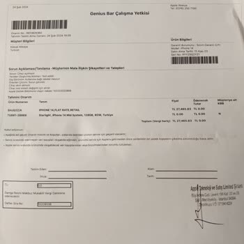 iPhone 14 Telefon Değişim Talebi