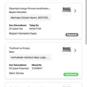 Hepsiburada Teslim Edilemeyen Kargo