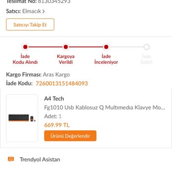 Trendyol Elmacık Bilgisayar Kusurlu Ürünü İade Almamak İçin Direniyor