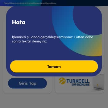 Turkcell Uygulamaya Giriş Yapamıyorum