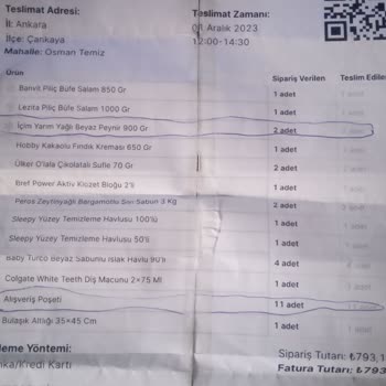 2 Aydır İade Bekleyen Beyaz Peynir Şikayeti - A101