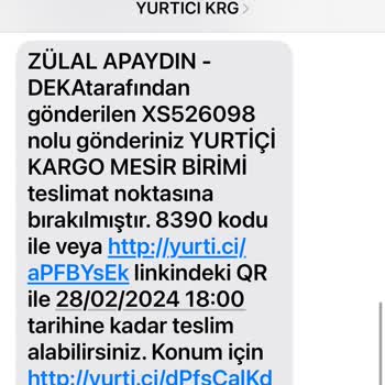 Yurtiçi Kargo Teslimatının Yapılmaması Ve Mağduriyet