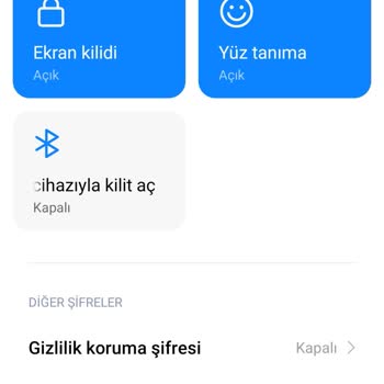 Xiaomi Parmak İzi Aç
