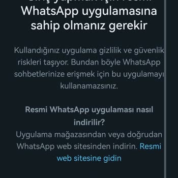 WhatsApp Erişim Sorunu: Resmi Uygulama Çıkmazı