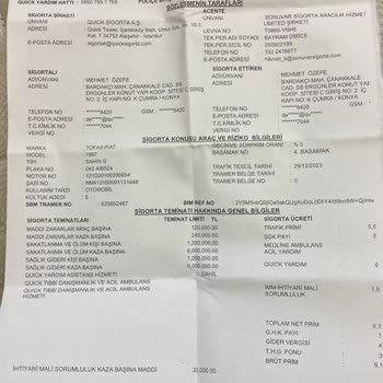 Quick Sigorta Ödeme Yapmıyor Oyalıyor