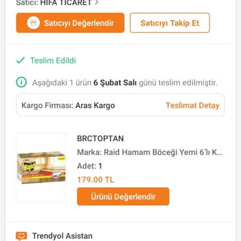 Raid Hamam Böceği Yemi Hiç İşe Yaramadı Şikayetimin Çözümümü İstiyorum