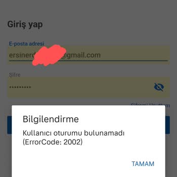 Sahibinden.com Hata Kodu 2002