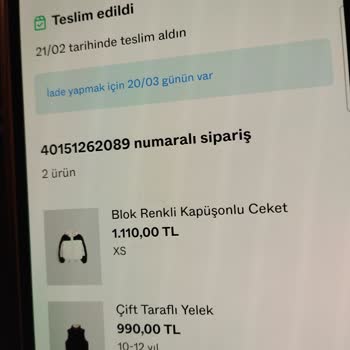 Bershka Teslim Edilmeyen Sipariş
