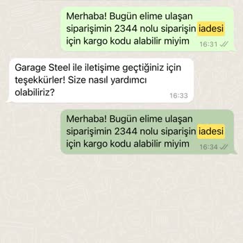 Garage Steel Tüketici Hakkına Aykırılık.