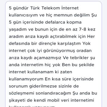 Türk Telekom İnternet Kopma Sorunu