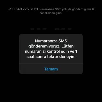 Vodafone 540 Lı WhatsApp Onay Kodu Sorunu