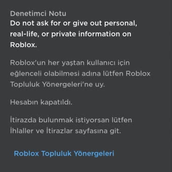 Roblox Hesabım Silindi! Ve Bu Boşunaydı...