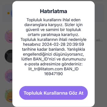 Litmatch Banı Geri Açın Lütfen