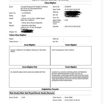 iPhone 14 Pro Max'ın Pil Sağlığı Düştü