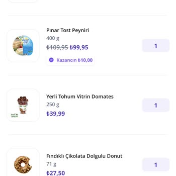 Getir Büyükte Kıllı Donut