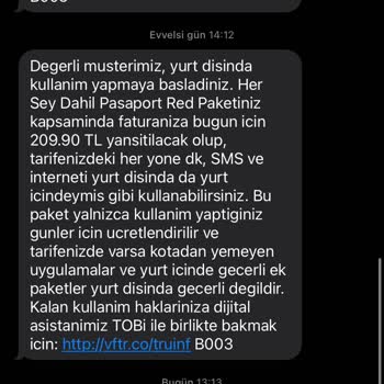 Vodafone Ödemekten Başka Çareniz Yok