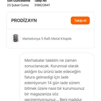 Hepsiburada Ürün İadesi Sorunu